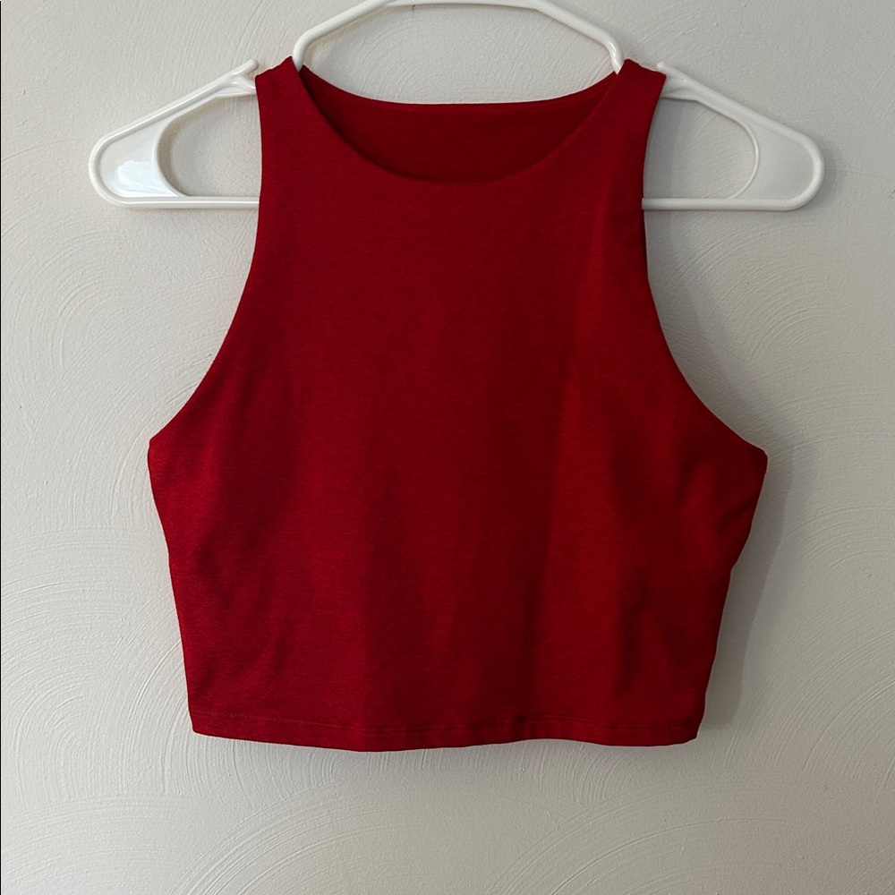 Old Navy CloudComfy Red workout top